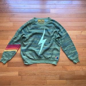 Aviator Nation Camo Crew Neck